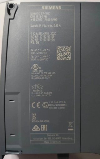 Siemens SIMATIC S7-1500 CPU 1513-1 PN