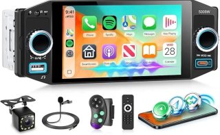 Radio Coche Pantalla CarPlay/Android 1 DIN