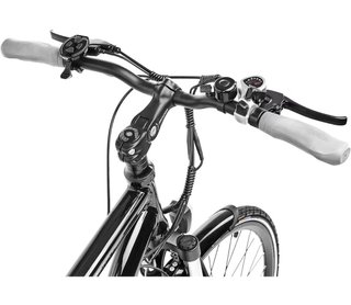 Bicicleta Eléctrica Lancia Gris y Negra