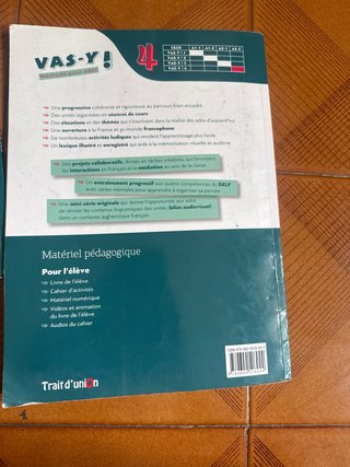 VAS-Y ! 4 CAHIER D'ACTIVITE