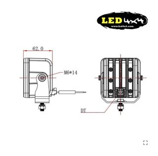 FARO LED 45W OSRAM HOMOLOGADO LARGO ALCANCE