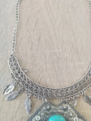 Collar Plata y Turquesa