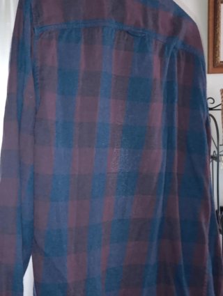 Camisa Vaquera Pull&Bear Gris Talla M