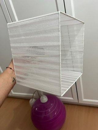 Juego 2 Lámparas Morada y Blanca