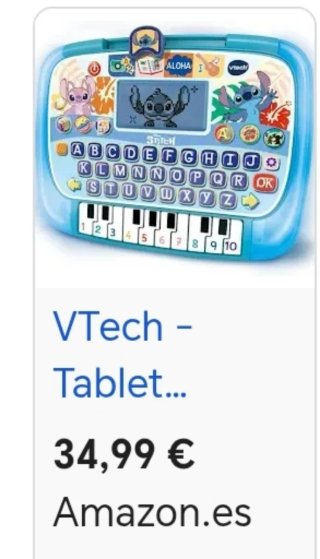 Tablet VTech Stitch Niños