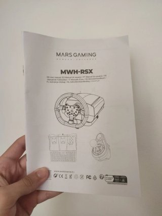 Volante Mars Gaming para simulador
