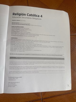 Religión católica, 4 ESO, Enlazados, Edebe