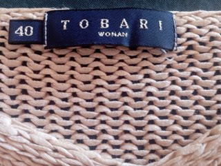 Jersey beige ochos delantero talla L