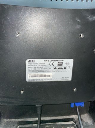 Lcd Monitor PC 19” Nero/Argento AMW