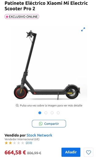 Patinete Eléctrico Xiaomi Mi Electric Scooter Pro