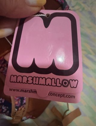 Mochila Marsumallow Estampada Floral