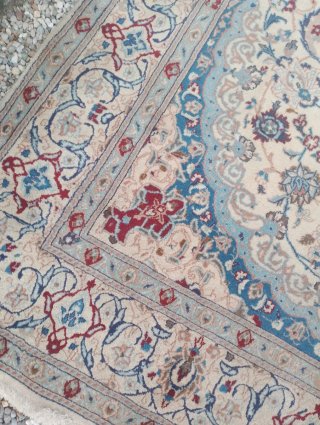 Tappeto orientale Nain Persia finissimo lana/seta