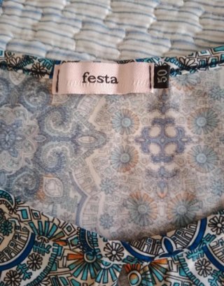 Camiseta Festa Estampada Mujer Talla 50