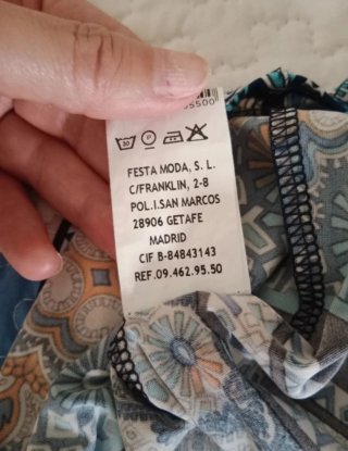 Camiseta Festa Estampada Mujer Talla 50