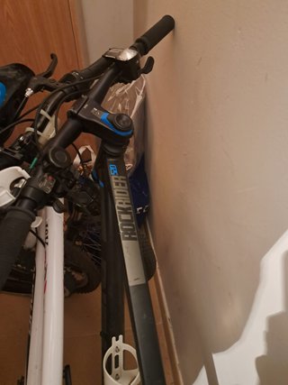 Bicicleta Rockrider 520 26 Negra y Azul