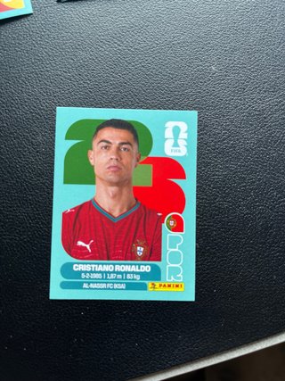 Cristiano Ronaldo panini Mundial 2026