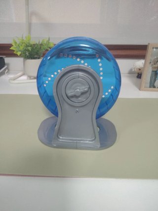 Rueda para hámster azul
