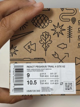 T42,5 Nike Pegasus Trail 4 GTX
