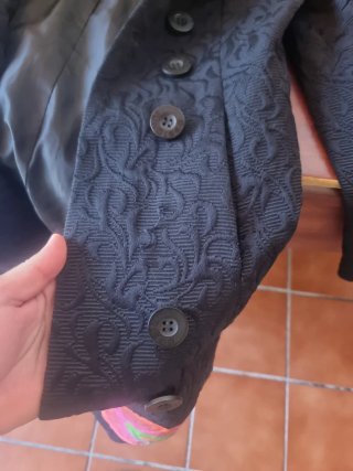Abrigo Desigual Negro