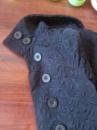 Abrigo Desigual Negro