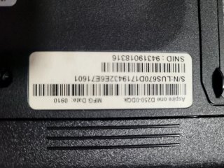 Portatile Acer Aspire One