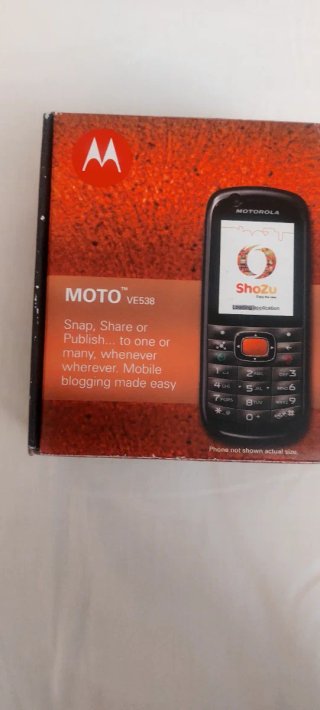 Teléfono Móvil Motorola VE538 Negro.