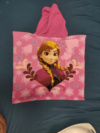 Poncho Frozen Niña Talla Única