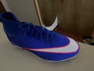 Zapatos de fútbol Azules,Rosas y naranjas