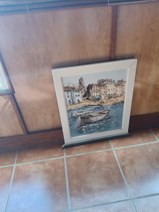 Cuadro de paisaje marino