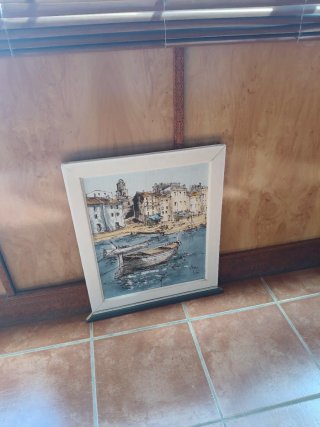 Cuadro de paisaje marino