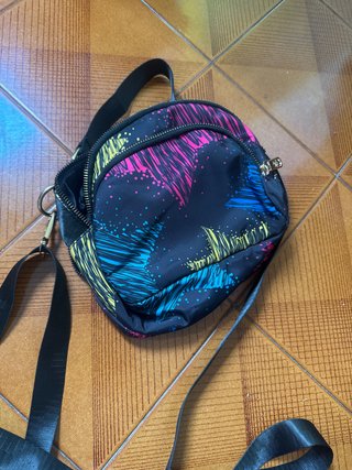 Bolso pequeño estampado multicolor