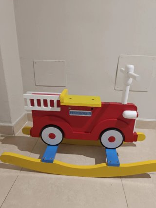 Coche Bomberos Balancín Infantil