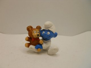 Puffi 20205 Puffo Baby con Orsetto Schleich