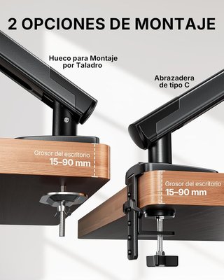 Soporte Monitor para Pantallas de 13" a 32"