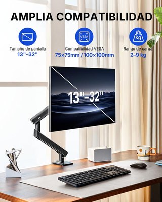 Soporte Monitor para Pantallas de 13" a 32"