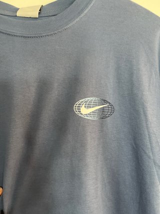 Camiseta Nike World Tour Tee Azul Talla M