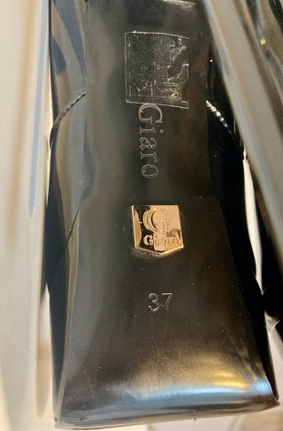 Stivali Giaro n.37 vernice tacco alto