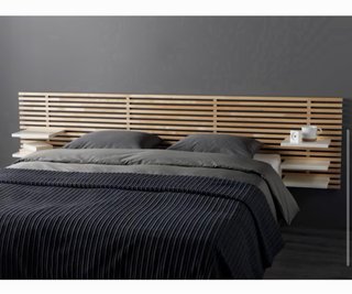 Cabecero Ikea Mandal Madera 240x61