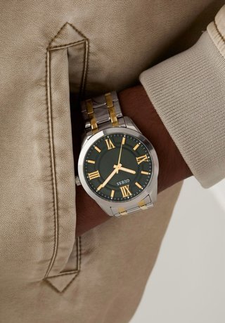 Reloj Guess Hombre Dorado y Plateado