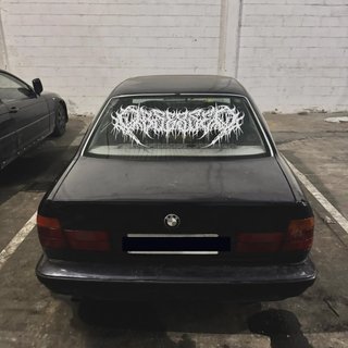 Pegatina OBSESSED coche luna trasera