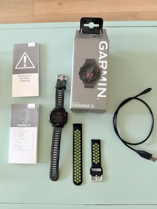 Garmin Forerunner 55 Negro/Verde