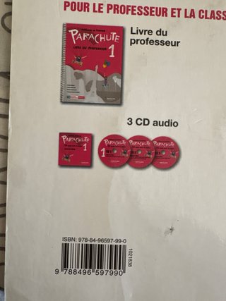 Parachute 1 methode de français. Livre de l'élève