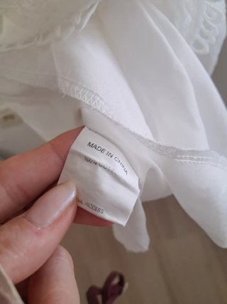 Vestido blanco bordado tirantes