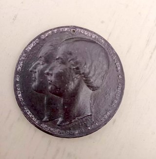 Medalha Casamento Príncipe Gales e Alexandra 1863
