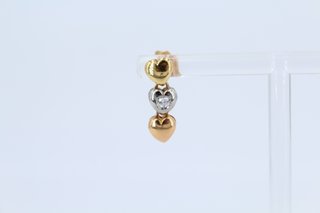 Pendientes Largos Love Oro 18 K.Ref:043-04-00010