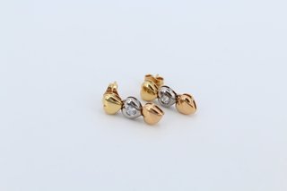 Pendientes Largos Love Oro 18 K.Ref:043-04-00010