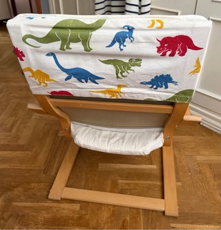 Hamaca infantil IKEA funda dinosaurios