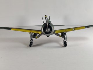Maqueta del avion Nakajima Ki43-II en escala 1/72