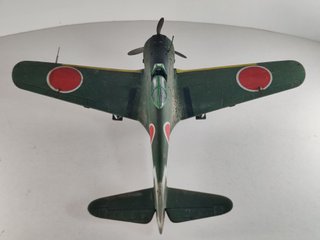 Maqueta del avion Nakajima Ki43-II en escala 1/72