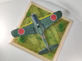 Maqueta del avion Nakajima Ki43-II en escala 1/72